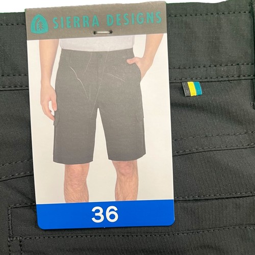 Sierra Designs Men's Black Short Ripstop Stretch Cargo Pockets (S01) - Bild 16 von 16