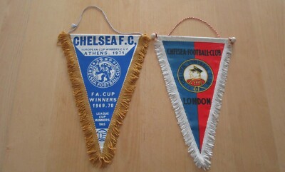Fanion Football - CHELSEA F.C. - Année 70 - VINTAGE