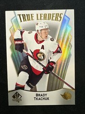 21-22 UD SP Authentic Hockey True Leaders TL-2 Brady Tkachuk