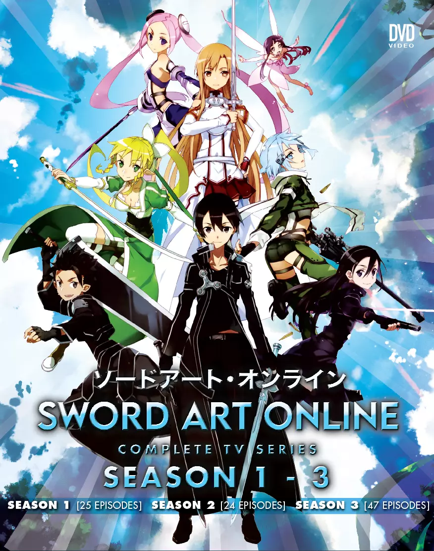  Sword Art Online Complete Season 1 Collection (Episodes 1-25)  [DVD] : Movies & TV