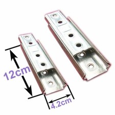 Headboard Wall Mounting Brackets Concealed Fixing Panel Board Heavy Duty Pair 