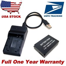 Battery  USB Charger For Canon EOS 100D EOS M EOS M2 M10 EOS M50 EOS M100 M200