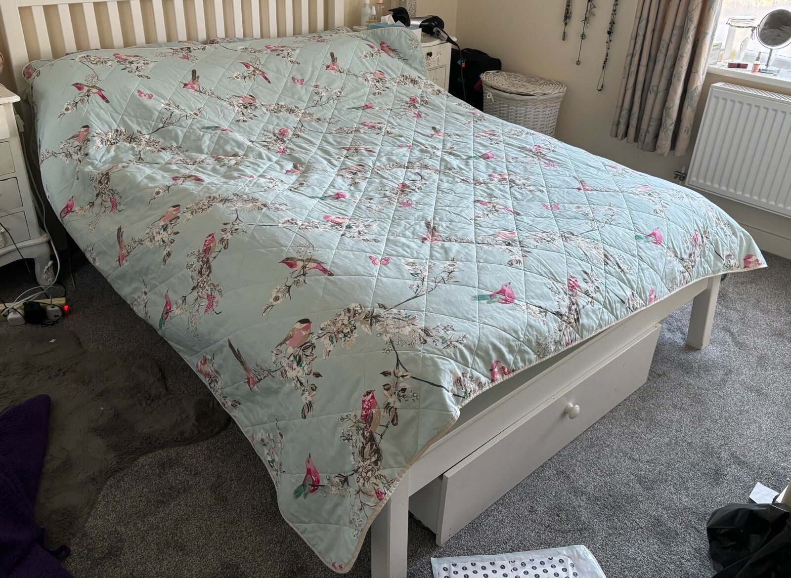 Beautiful Birds Dunelm Double Bedspread eBay