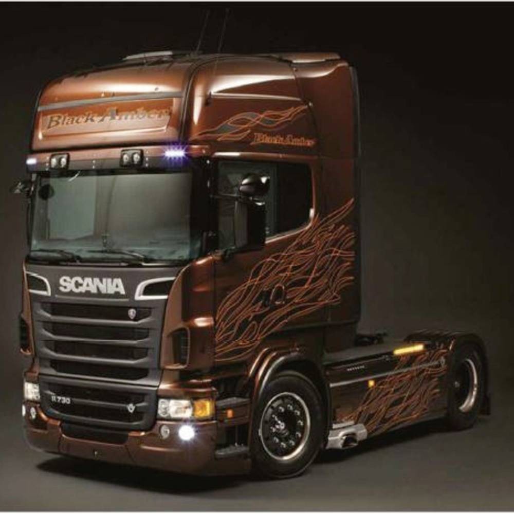 Maquette Scania R730 V8 Black Amber Italeri 1:24 | Camion Miniature à Monter Hobby