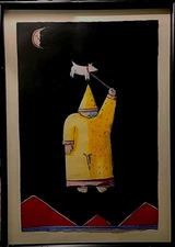 Vintage Martin Laborde Artist Proof Signed Original Painting 26x19" Framed Rare!