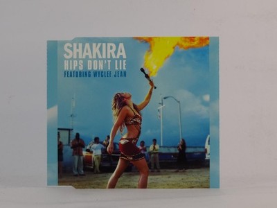 SHAKIRA FT WYCLEF JEAN HIPS DON'T LIE (I58) 4 Track CD Single including Picture 