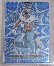 Near Mint 2024 Panini Mosaic - Evan Engram #103 Reactive Blue Mosaic Prizm