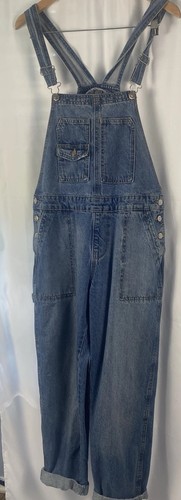 celebrity pink overalls denim Size Small Picnic Many Pockets Festival Rave - Picture 6 of 6