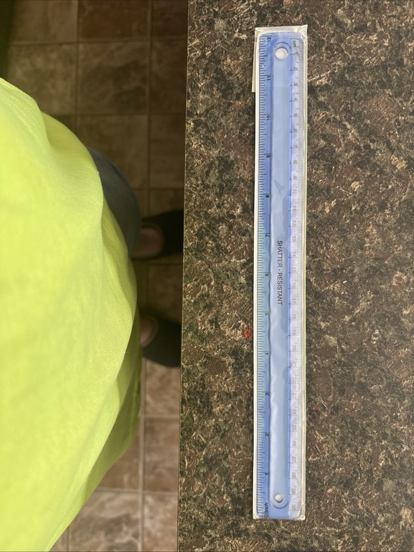 plastic ruler