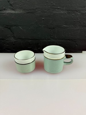 Denby Romance Milch/Sahnekännchen 3,5'' und offene Zuckerdose Set