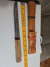 Vintage Forgecraft Hi-Carbon 10” Chef’s Butcher Knife USA Made Carbon Steel