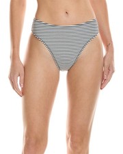 Solid  Striped X Sofia Richie Grainge The Miranda Bikini Bottom Women's Black S