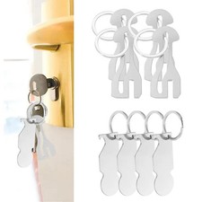 Clé de déverrouillage de chariot, jetons de chariot à boucle de clé,