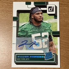 2022 Donruss - RR Portrait Studio Series Auto Jermaine Johnson II /49 #358 (RC)