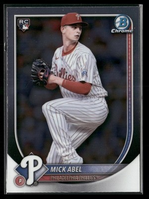 2025 Bowman Chrome Mick Abel #11 Philadelphia Phillies Prospect