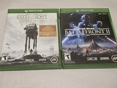 Microsoft Xbox CIB COMPLETE TESTED  Star Wars Battlefront 1 + 2 Bundle