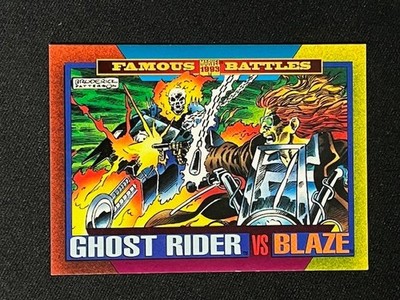 Ghost Rider vs Blaze #172 Marvel 1993 Universe Famous Battles