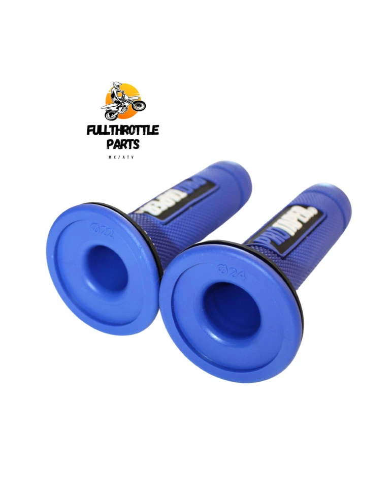 Pro Taper Solid Blue Dirt Bike Hand Grips 7/8" (22mm) - YZ CRF KX KTM RMZ - Image 3 of 4