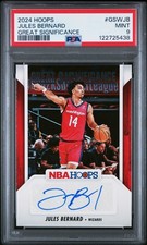 2024 PANINI NBA HOOPS GREAT SIGNIFICANCE #GSWJB JULES BERNARD PSA 9