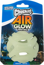 Chuckit Air Glow Fetch Ball Dog Toy Medium 2.5 Inch Pack of 2 for Breeds 20-6...