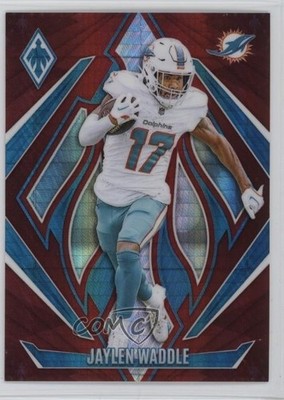2024 Panini Phoenix Red Hyper 17/140 Jaylen Waddle #76 1bi0