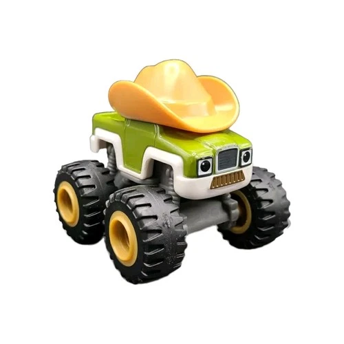 Blaze And The Monster Machines Green Cowboy Truck Figure Nickelodeon FREE POST