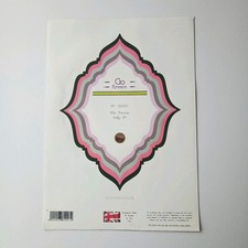 Go Kreate Large Nesting Dies XXL Frames Frilly #7 On Magnetic Sheet 6 Dies Rare