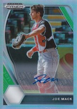 Joe Mack 2021 Panini Prizm Draft Picks Base Autographs Prizms Silver Card #31!