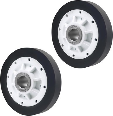 2PCS Drum Roller Kit Compatible For Maytag MDG208DAWW MDG2706AGW MDG2706AWW