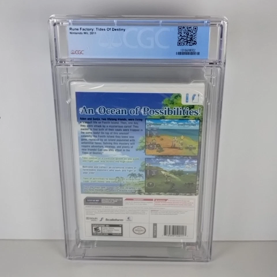 Rune Factory: Tides of Destiny (Nintendo Wii, 2011) - SEALED Graded 9.8 A++ CGC - Image 4 of 4