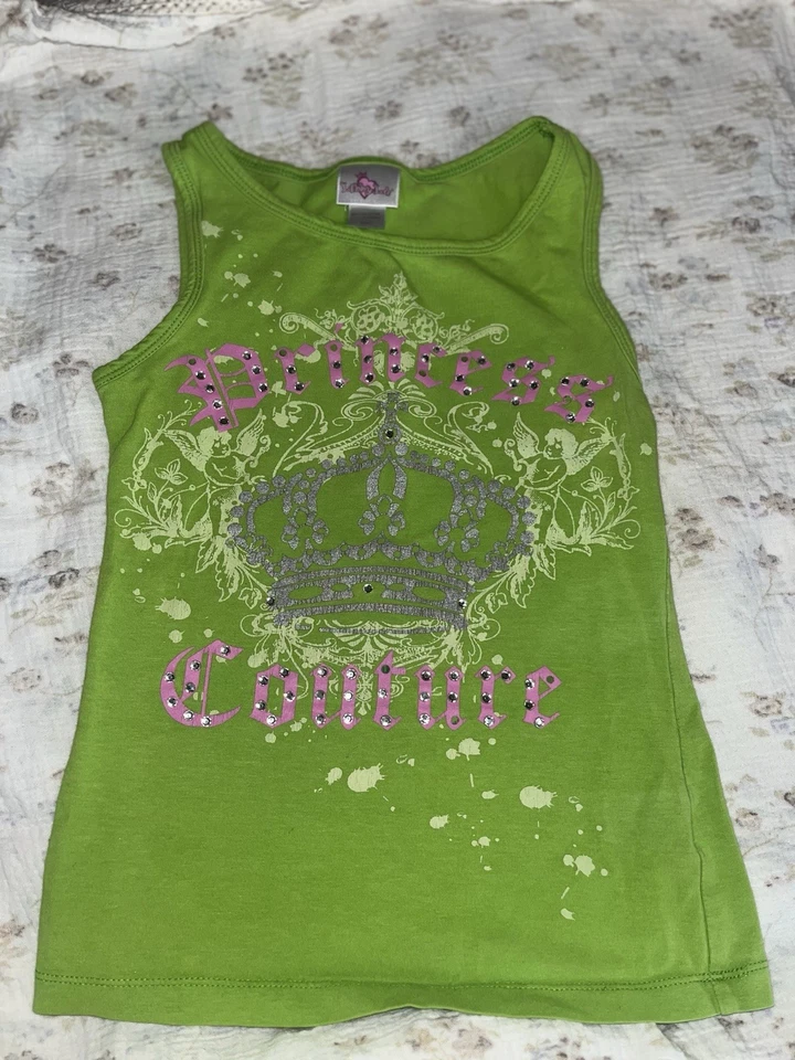 Niños - Verde - Camisa Libby Lu - De Colección Años 2000 Rara Foto 3 de 4