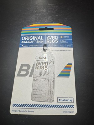 Aviationtag - BRA Avro RJ85 - SE-DJO - Silber