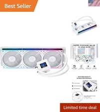FW360 SE ARGB V2 360mm AIO CPU Liquid Cooler, 2" LCD Screen, TL-M12Q 2000RPM ...