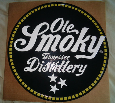 OLE SMOKY TENNESSEE DISTILLERY TIN SIGN 17 1/2 INCH New! MOONSHINE WHISKEY