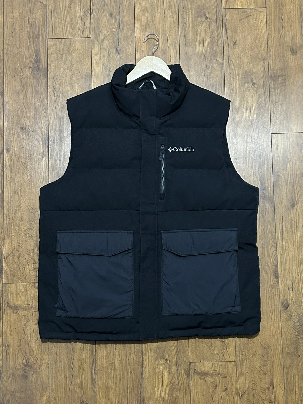 Columbia Marquam Peak Fusion Vest Omni Heat Infinity Men's Size XL Black Gilet