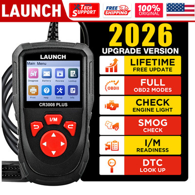 Launch CR3008 Plus OBD2 Scanner Code Reader Check Engine Car Diagnostic Tool USA