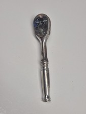 Snap-on F936 38 Drive Ratchet Usa Vintage Chrome Hand Tool Stubby 4.5