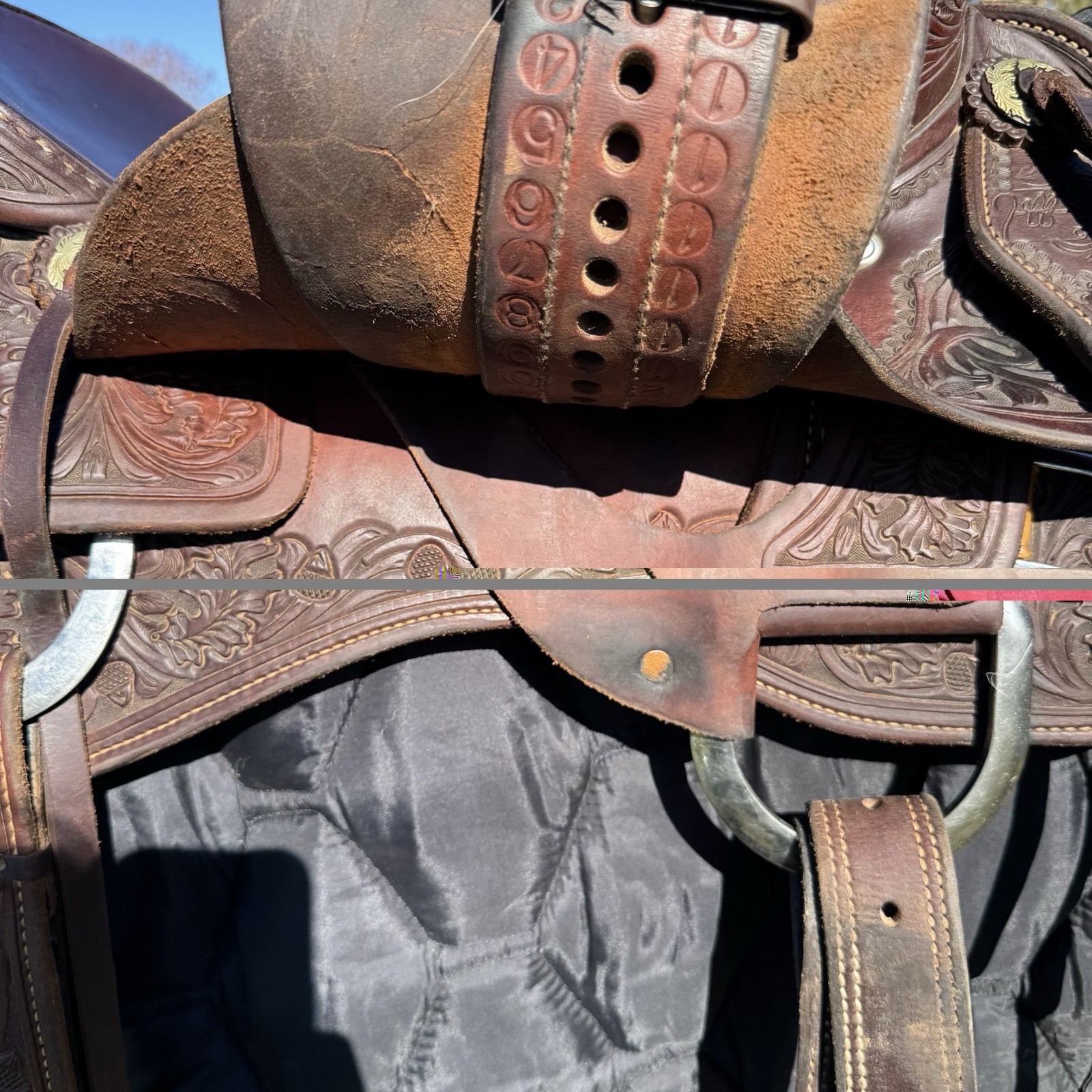 14” Jeff Smith Collection Cutting/Ranch/Versatility Saddle, Nettles Stirrups