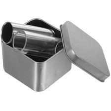 2Pcs Durable Metal Guitar Slide Ring Silver for Acoustic and Electric Guitars