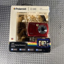 Polaroid - 16MP Waterproof Digital Camera - Red