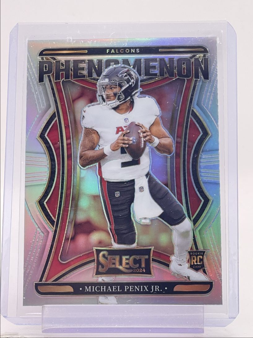 MICHAEL PENIX JR. 2024 SELECT PHENOMENON ROOKIE SILVER PRIZM RC Q3915