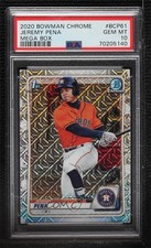 2020 Bowman Chrome Prospects Mega Box Mojo Refractor Jeremy Pena PSA 10 v9t