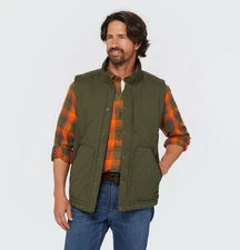 Limited stock DU.LUTH Men's Sutter's Mill Vest - Deep Moss NEW WITH TAG