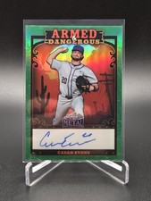 2026 Leaf Metal Baseball Casan Evans Auto #ed 3/3