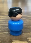 Vintage Fisher Price Little People Asian Boy Figure with Blue Body — photo 2