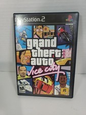 Grand Theft Auto: Vice City Sony PlayStation 2, 2002 PS2 W/Tourist Guide