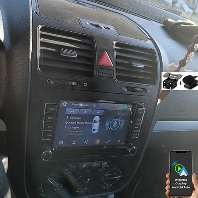 7  for VW Seat Golf Passat Jetta Beetle Tiguan Touran EOS Carplay Car Stereo GPS