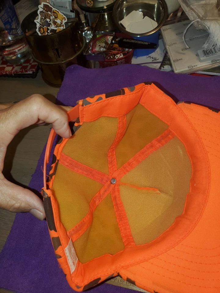 Camionero Snapback naranja camuflaje "John Boy & Billy Big Show 106.5 WSFL" "Duh...Huh" Foto 4 de 4