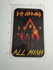 Def Leppard 2025 Commemorative North America Tour  All Access Pass & Lanyard