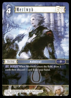 Merlwyb EX 2-137H Opus II NM Final Fantasy TCG